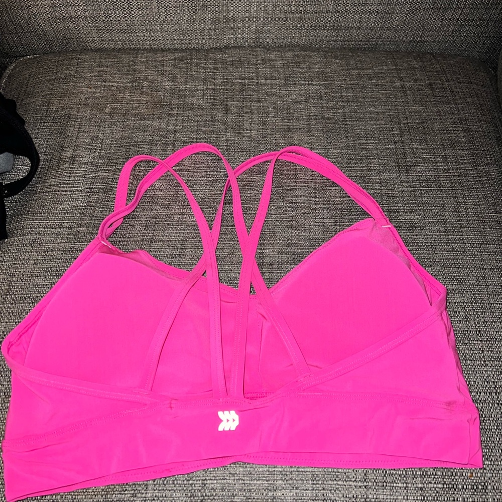 Pink target sports bra medium support. Size large/xl.